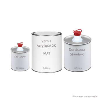 Pack vernis mat acrylique...