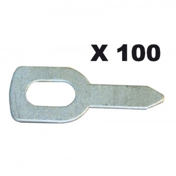100 ANNEAUX DE TIRAGE DROIT...